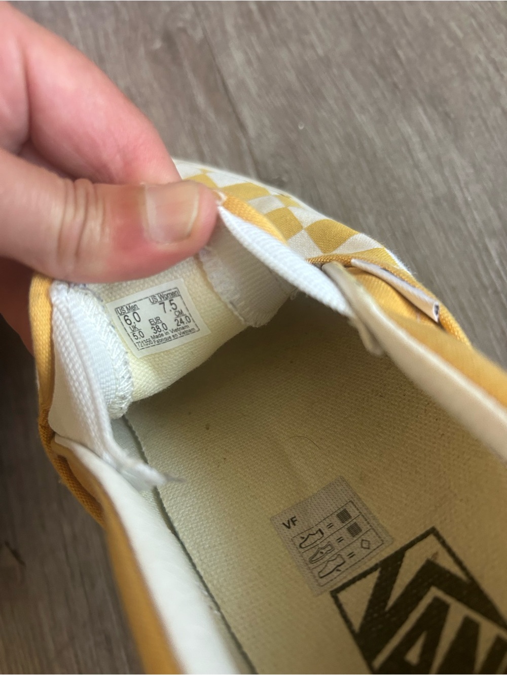 Yellow checkered vans - Picture 10 of 10